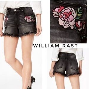 WILLIAM RAST PERFECT EMBROIDERED SHORTS